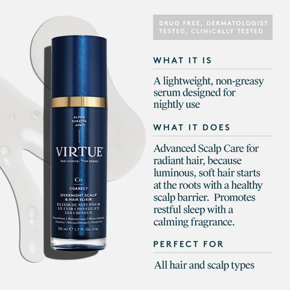 Virtue Correct Overnight Scalp &amp; Hair Elixir