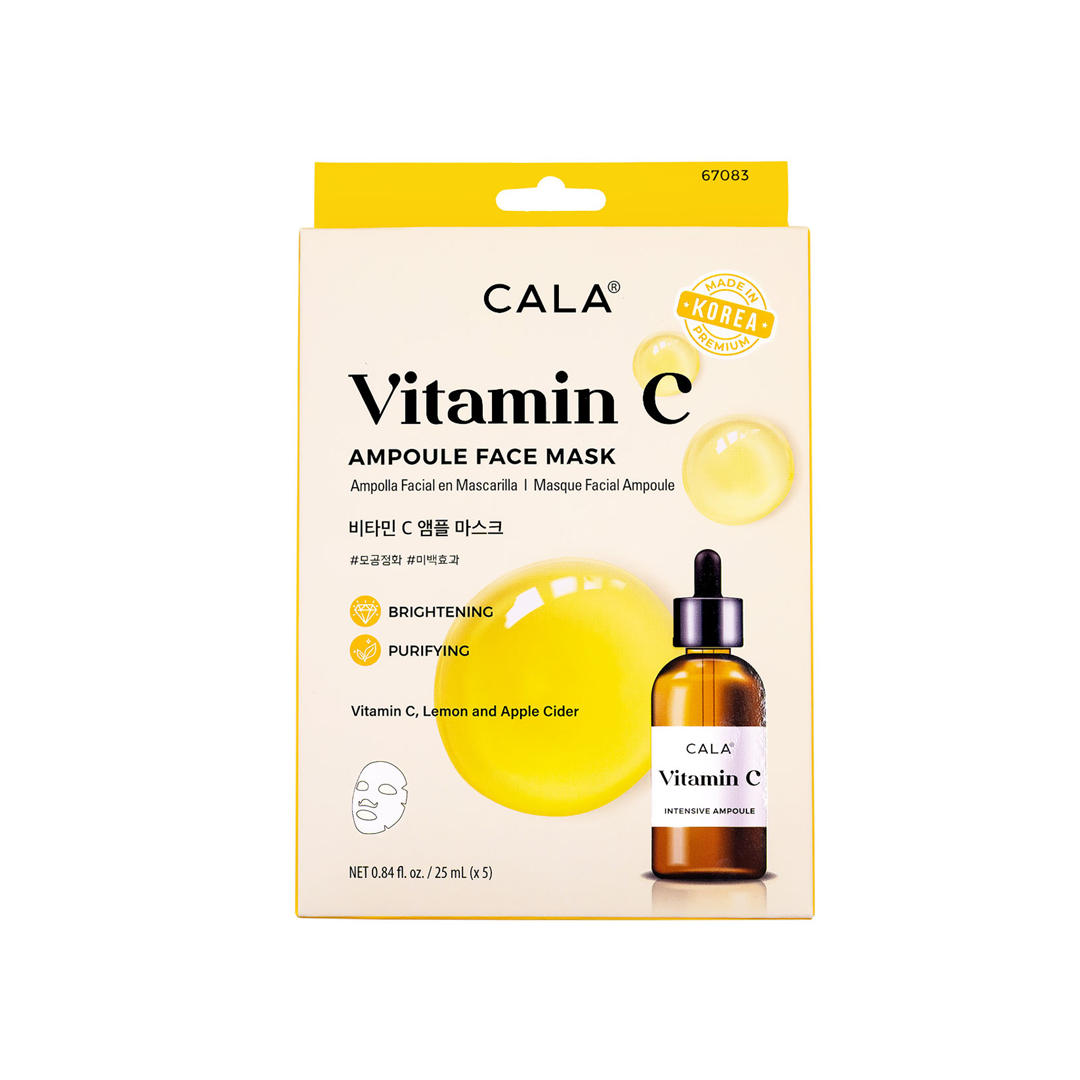 Cala Ampoule Face Mask: Vitamin-C-(Single Sheet)
