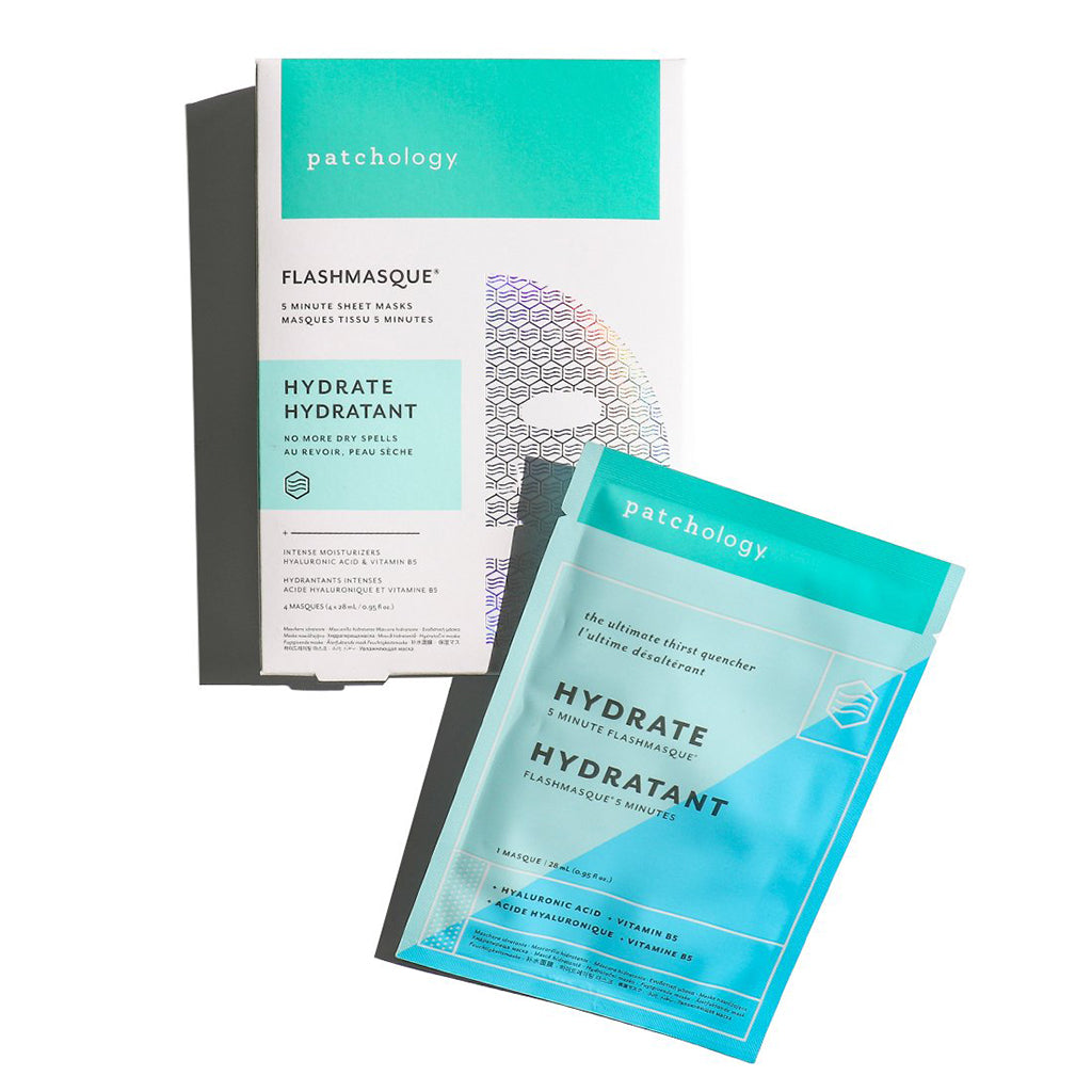 Patchology FlashMasque® Hydrate 5 Minute Sheet Mask (4-pack)