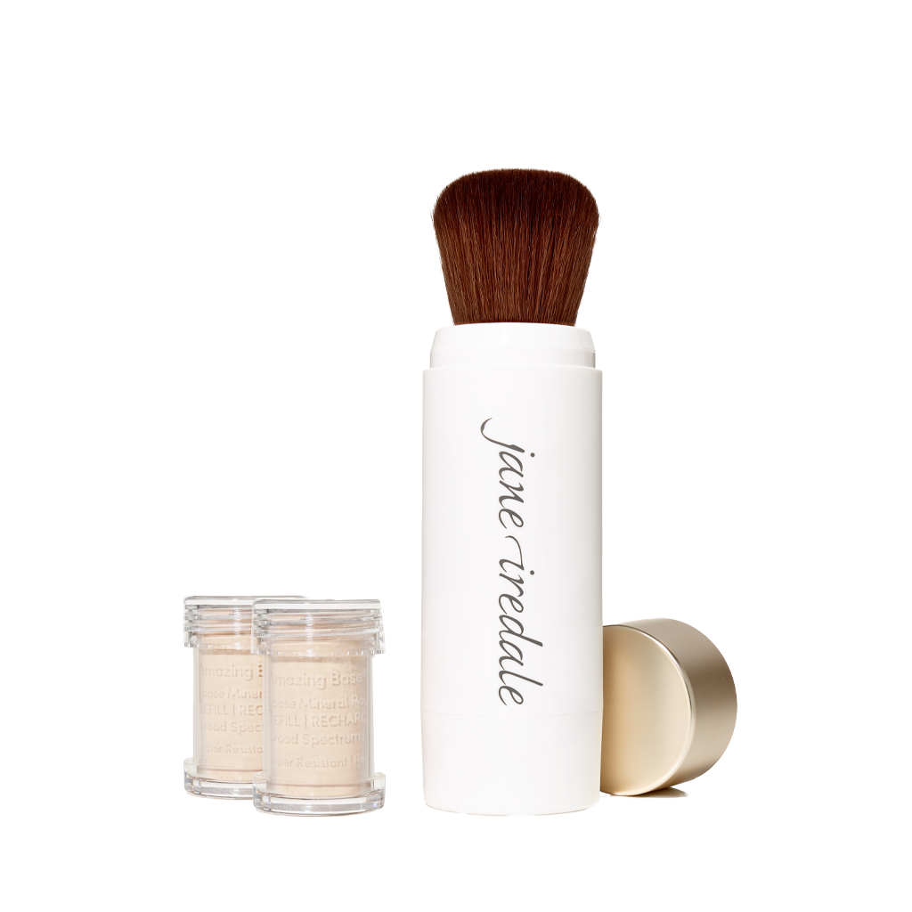 Jane Iredale Amazing Base Loose Mineral Powder Refillable Brush SPF20/15