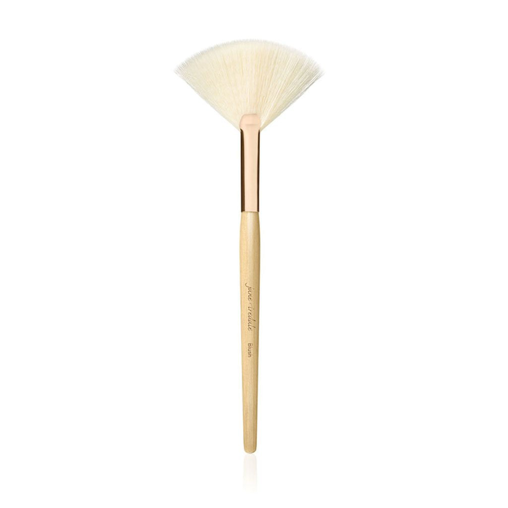 Jane Iredale White Fan Brush Rose Gold