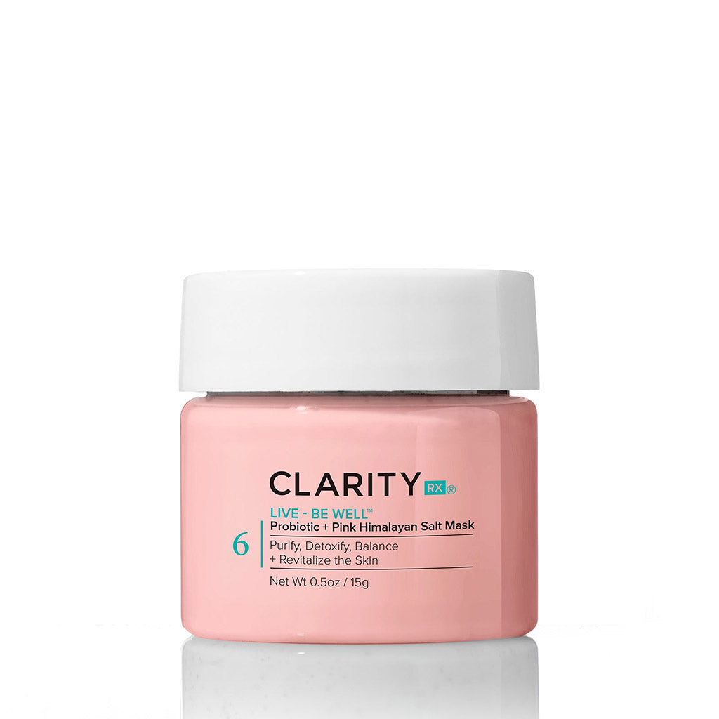 ClarityRx Live + Be Well Probiotic + Pink Himalayan Salt Mask