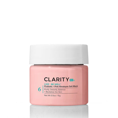 ClarityRx Live + Be Well Probiotic + Pink Himalayan Salt Mask