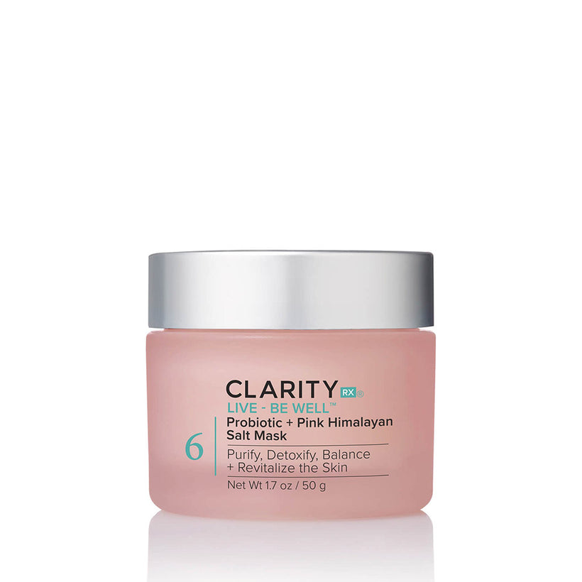 ClarityRx Live + Be Well Probiotic + Pink Himalayan Salt Mask