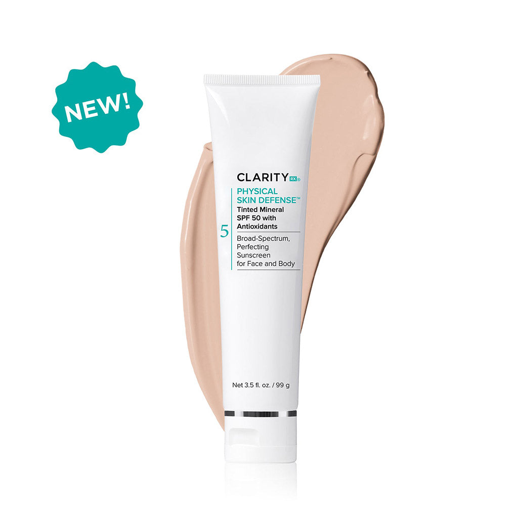 ClarityRx Physical Skin Defense Tinted Mineral SPF 50 with Antioxidants