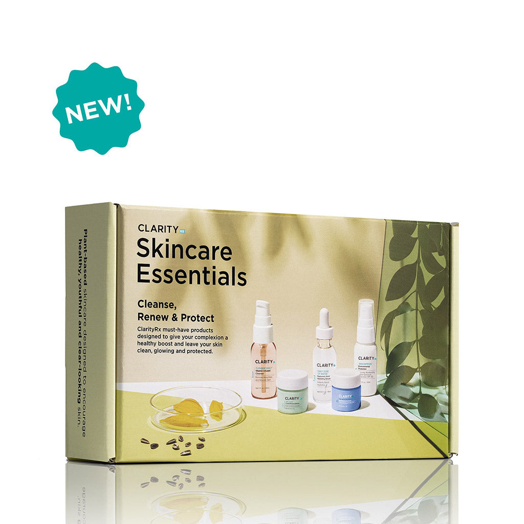 ClarityRx Skincare Essentials Kit Cleanse, Renew &amp; Protect