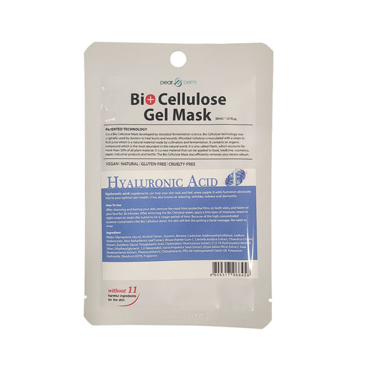 Dearderm Bio Cellulose Gel Mask -Hyaluronic Acid