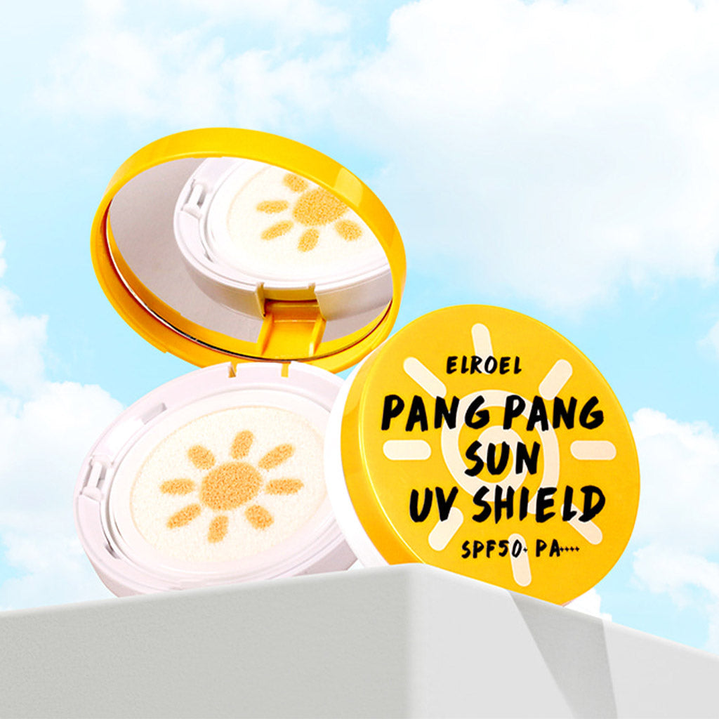 ELROEL Pang Pang Yellow Big Sun Cushion SPF50+ PA+++