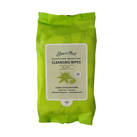 Olivia and Allison Cleansing Wipes - Aloe