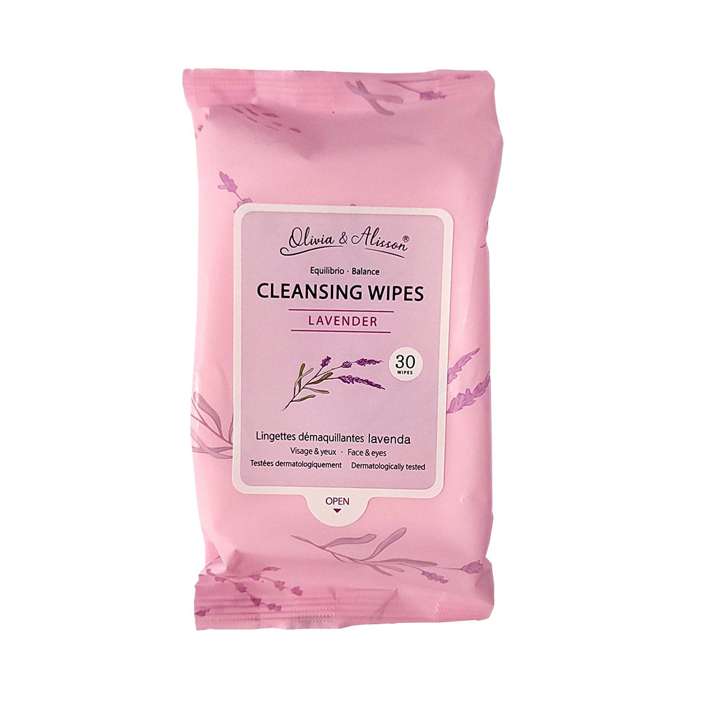 Olivia and Allison Cleansing Wipes - Lavender
