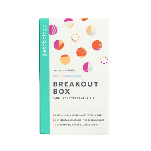 Patchology Breakout Box - 3-in-1 Acne Treatment Kit